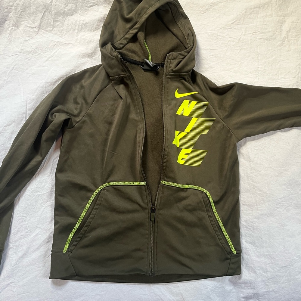 Nike dry fit zip-up hoodie